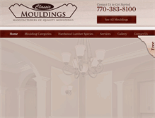 Tablet Screenshot of cmouldings.com